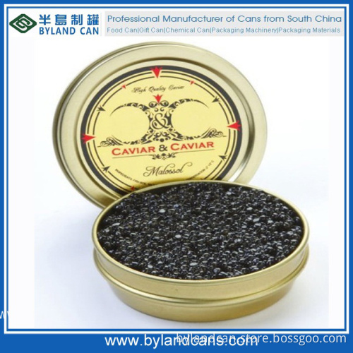 100g Caviar Tin Container